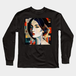 Asian Abstract #21 Long Sleeve T-Shirt